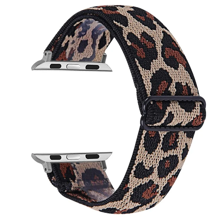 Elastic Nylon Band Watch Strap Replacement for Watch Ultra 49mm / Ultra 2 49mm / Series 9 45mm / SE (2023) 44mm / Series 8 / 7 45mm / Series 6 / 5 / 4 / SE / SE (2022) 44m / Series 3 / 2 / 1 42mm - Style C