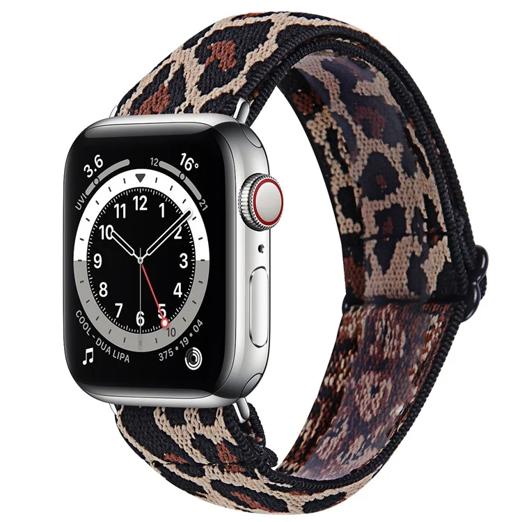 Elastic Nylon Band Watch Strap Replacement for Watch Ultra 49mm / Ultra 2 49mm / Series 9 45mm / SE (2023) 44mm / Series 8 / 7 45mm / Series 6 / 5 / 4 / SE / SE (2022) 44m / Series 3 / 2 / 1 42mm - Style C
