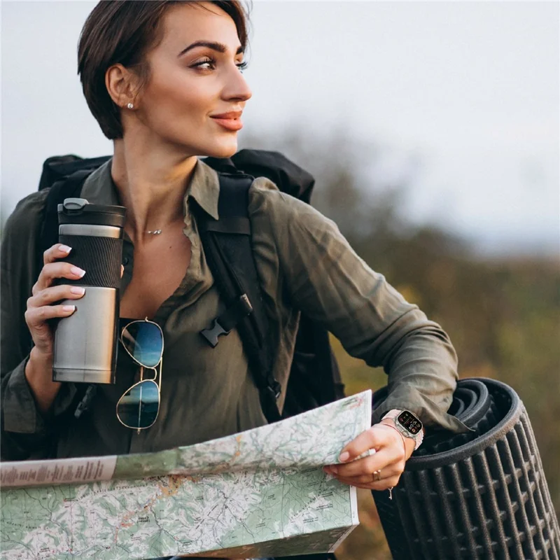 For Apple Watch Ultra 3 2 1 49mm / Series 11 10 46mm / 9 8 7 45mm / SE3 SE2 SE 6 5 4 44mm / 3 2 1 42mm Nylon Loop Watch Strap - White