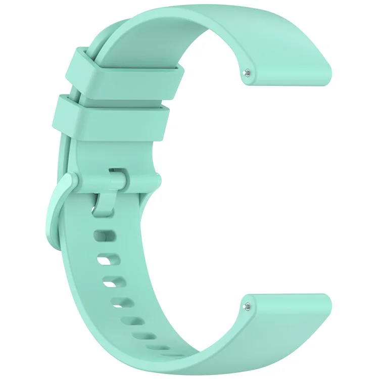 For Garmin Forerunner 265 / Forerunner 255 Silicone Watch Band 22mm Quick Release Replacement Strap - Teal