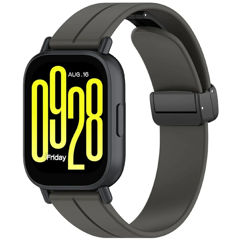 Watch Band for Xiaomi Redmi Watch 5 Active / Watch 5 Lite / Huawei Watch GT 5 46mm Universal 22mm Silicone Strap - Grey