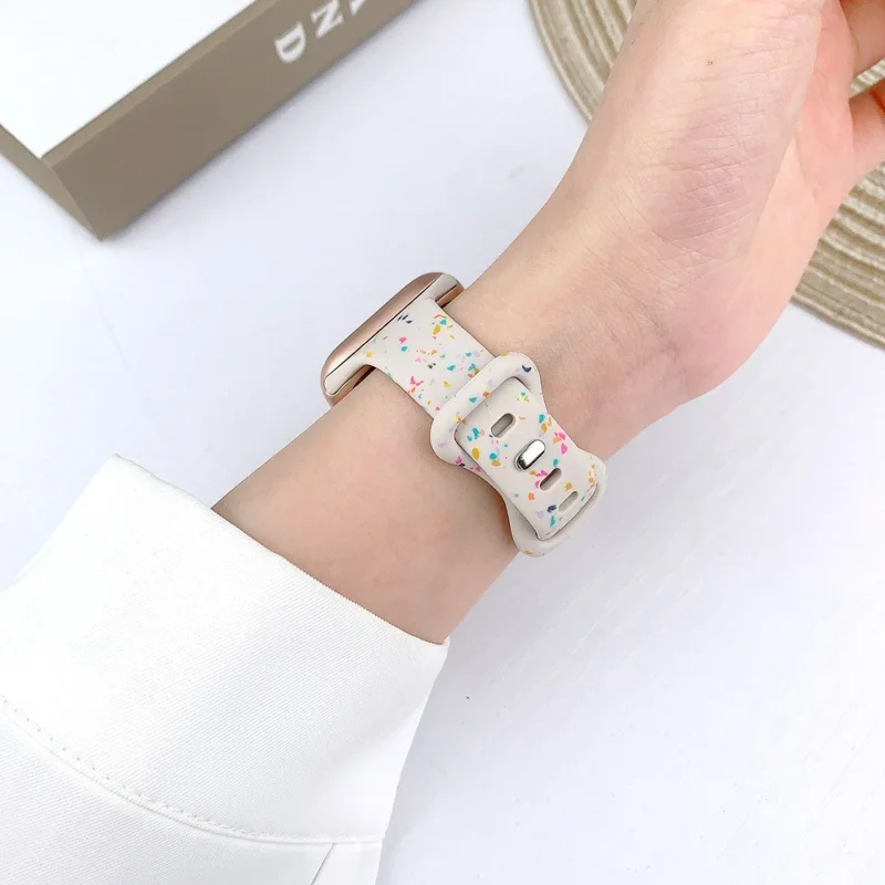 Strap for Apple Watch Ultra 3 2 1 49mm / Series 11 10 46mm / 9 8 7 45mm / SE3 SE2 SE 6 5 4 44mm / 3 2 1 42mm Silicone Band - Black