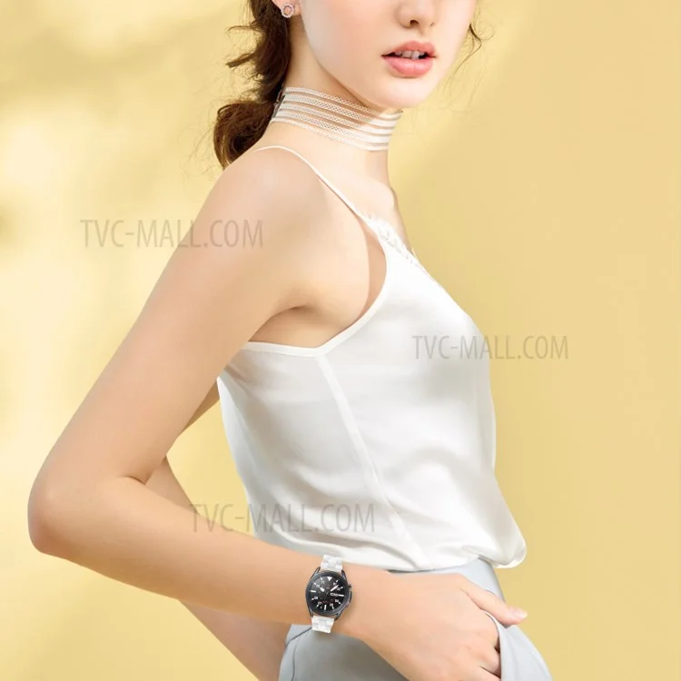 Colorful Resin Watch Band for Samsung Galaxy Watch3 45mm Replacement - Transparent