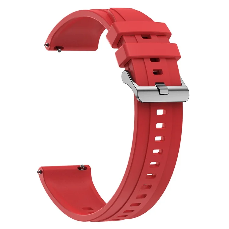Para Huawei Watch GT 5 46 mm / Huawei Watch 4 / Correa de Reloj de Silicona de Color Sólido de 22 mm de Banda de Reemplazo de 22 mm - Rojo