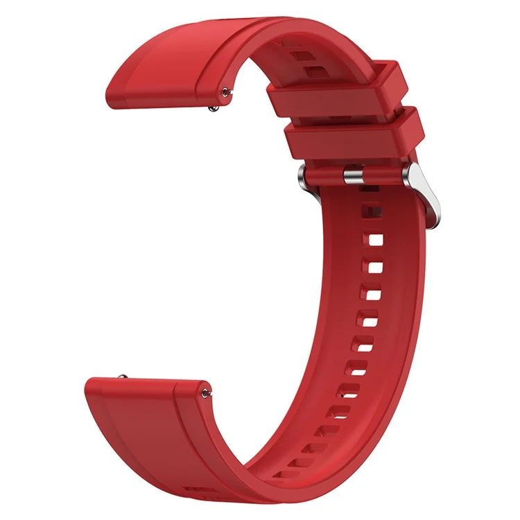 Para Huawei Watch GT 5 46 mm / Huawei Watch 4 / Correa de Reloj de Silicona de Color Sólido de 22 mm de Banda de Reemplazo de 22 mm - Rojo