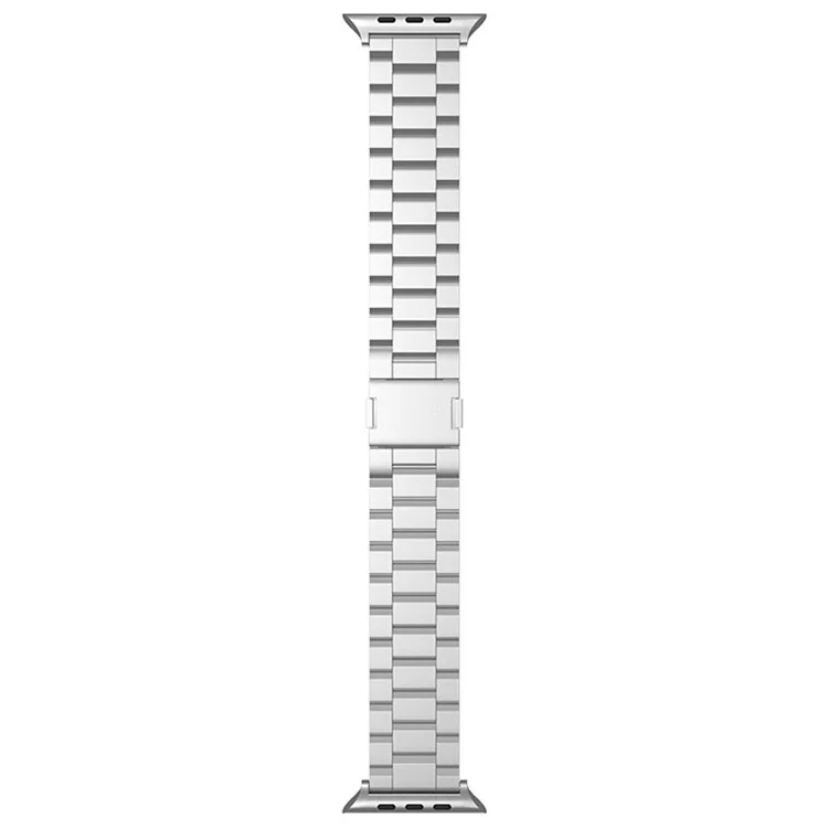 Bracelet pour Apple Watch Series 10 46mm / Ultra 2 / Ultra 49mm / 9 8 7 45mm / SE (2023) SE (2022) SE 6 5 4 44mm / 3 2 1 42mm Bande en Alliage de Titane - Argent