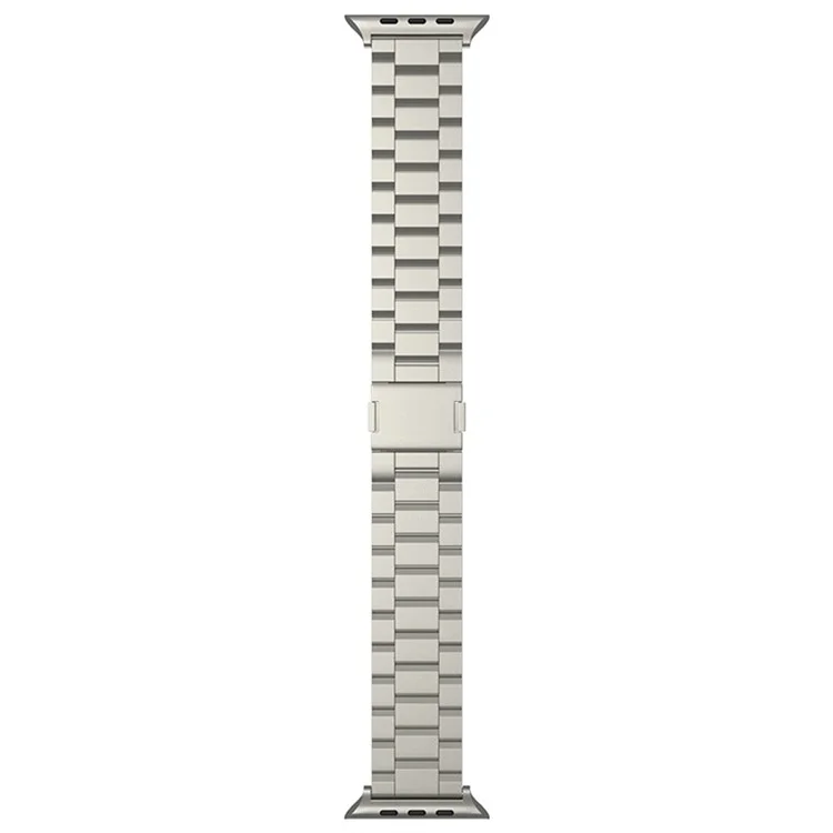 Magnetic Strap for Apple Watch Series 10 42mm / 9 8 7 41mm / SE (2023) SE (2022) SE 6 5 4 40mm / 3 2 1 38mm Titanium Alloy Band - Titanium