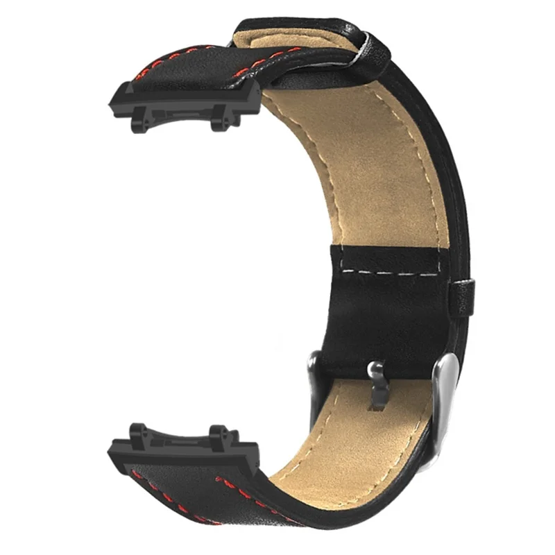 For Huami Amazfit T-Rex 3 Replacement Watch Band Stitching Genuine Cow Leather Wrist Strap with Connector