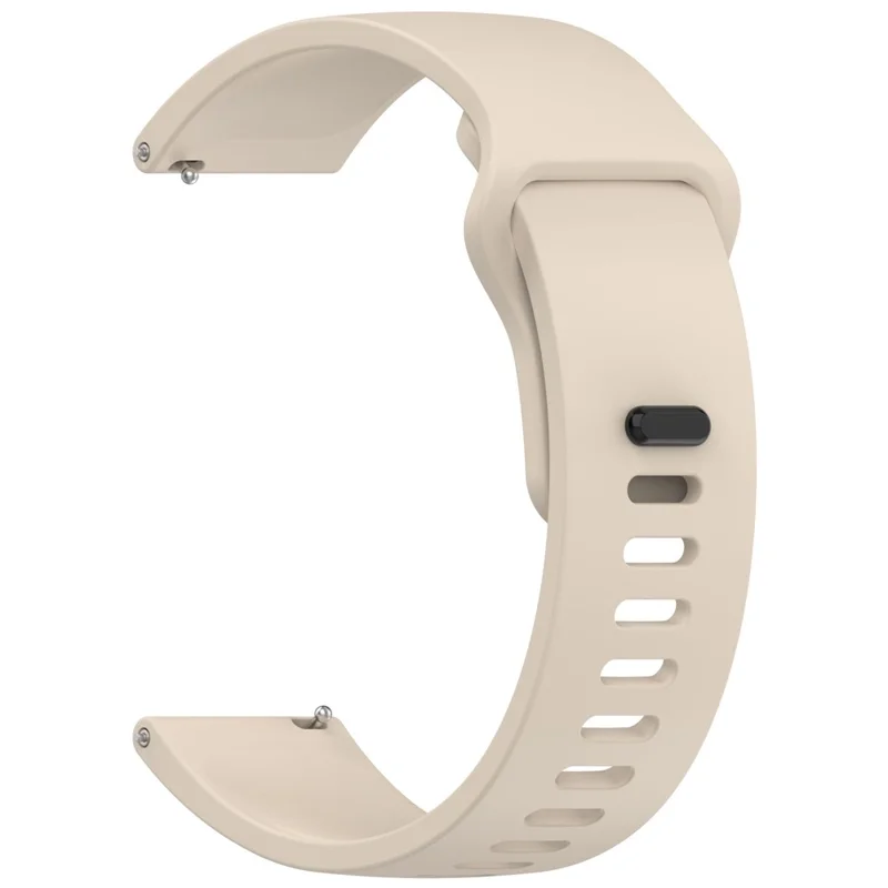For Xiaomi Redmi Watch 5 Active / Watch 5 Lite Replacement Strap Soft Silicone Watch Band - Ivory White