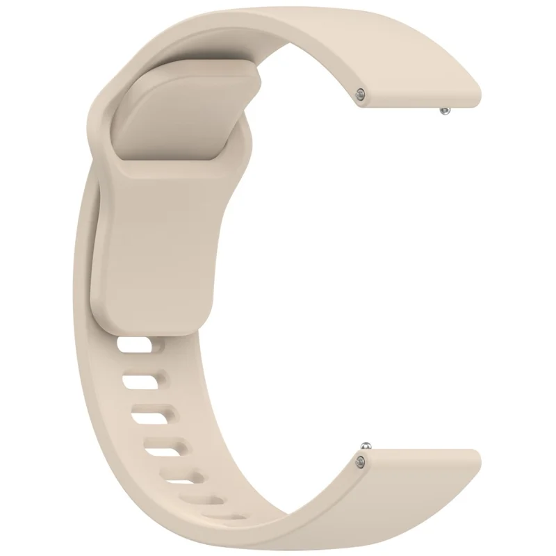 For Xiaomi Redmi Watch 5 Active / Watch 5 Lite Replacement Strap Soft Silicone Watch Band - Ivory White