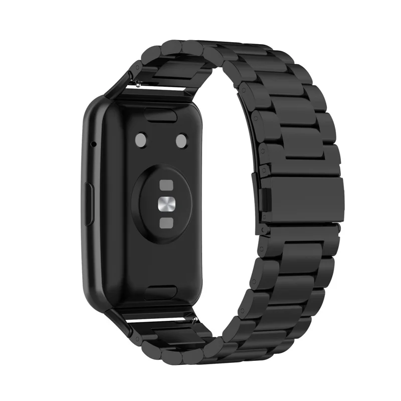 For Huawei Watch Fit Special Edition B39 / TIA-B09 / TIA-B19 Stainless Steel Watch Band Replacement Wrist Strap - Black