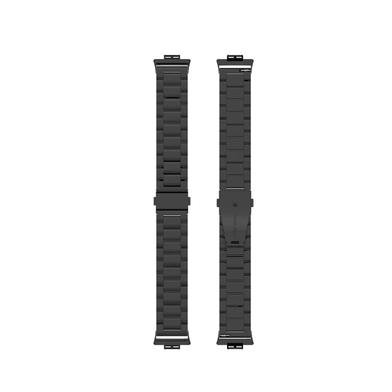 For Huawei Watch Fit Special Edition B39 / TIA-B09 / TIA-B19 Stainless Steel Watch Band Replacement Wrist Strap - Black