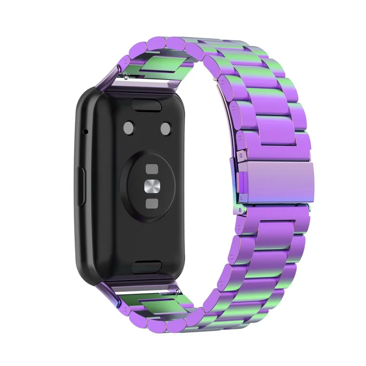 For Huawei Watch Fit Special Edition B39 / TIA-B09 / TIA-B19 Stainless Steel Watch Band Replacement Wrist Strap - Multi-color