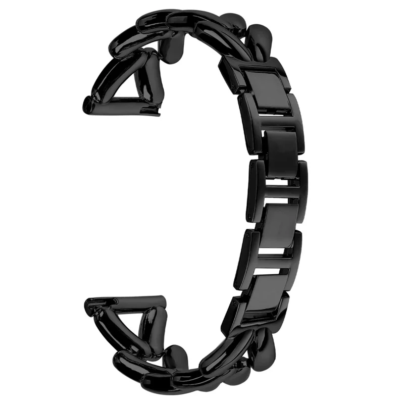 Браслет для часов из сплава цинка для Donerton P22 / P32 / P36 Twisted Metal Watch Strap Replacement - Черный