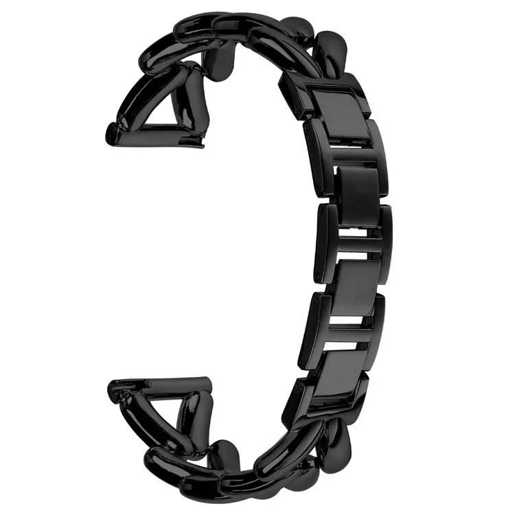 Pulseira de Relógio em Liga de Zinco para Nokia Withings Steel HR 40mm Pulseira de Metal Trançado - Preto
