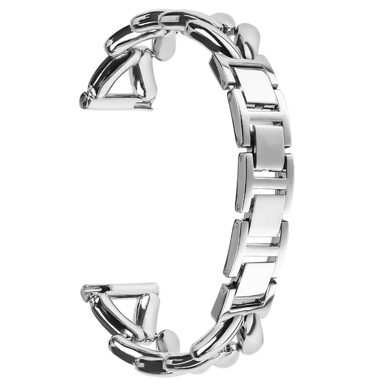 Zinc Alloy Watch Band for Gabb Watch 3 Twisted Metal Watch Strap Replacement - Silver