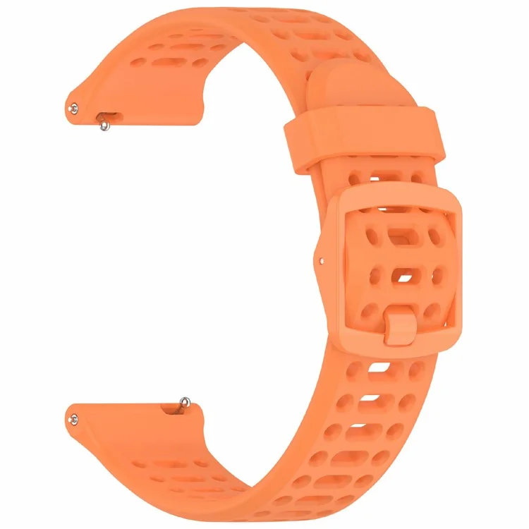 For Coros Pace 3 / Apex 2 Pro / Apex Pro Bands Solid Color 22mm Silicone Watch Strap - Orange