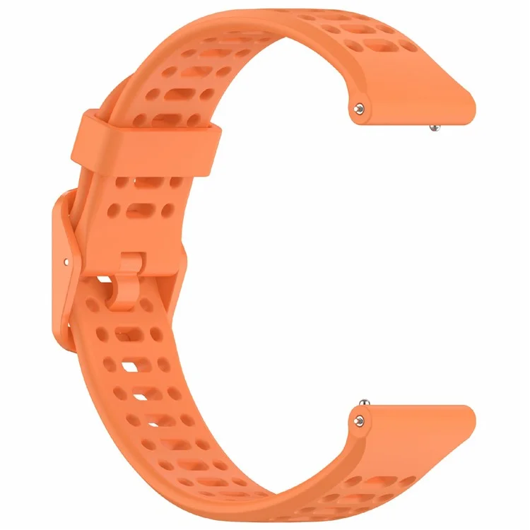 For Coros Pace 3 / Apex 2 Pro / Apex Pro Bands Solid Color 22mm Silicone Watch Strap - Orange