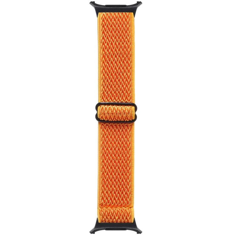 Pour Samsung Galaxy Watch Ultra 47mm Woven Watchband Wave Texture Watch Strap - Orange