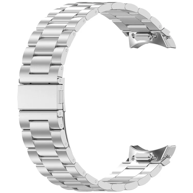 Watch Band for Samsung Galaxy Watch7  /  Watch6  /  Watch5  /  Watch4  /  Watch FE Stainless Steel Watch Strap with Removal Tool - Silver