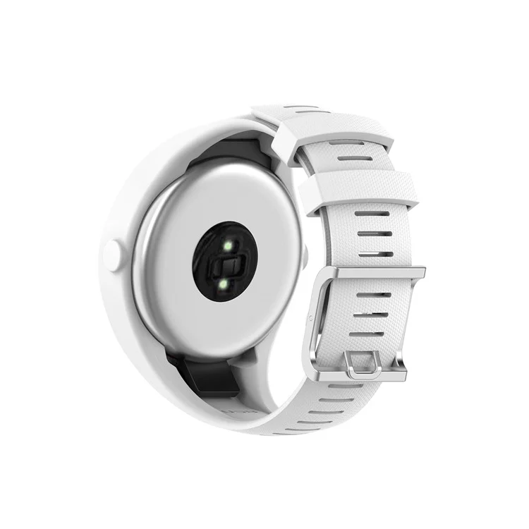 Weiche Silikonuhrarmband-Ersatzriemen für PoLar M200 - Weiß
