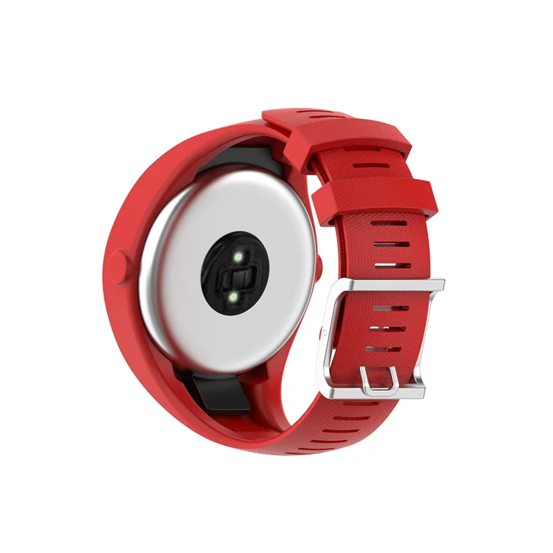 Vervangende zachte siliconen horlogebandje voor PoLar M200 - Rood