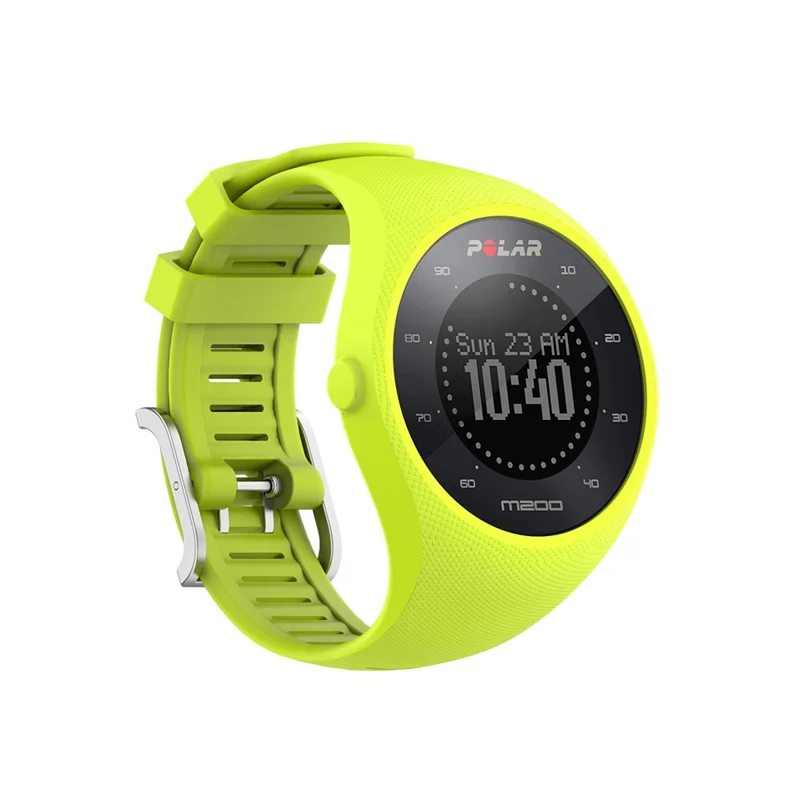 Pulseira de Relógio de Silicone Macio Substituição para PoLar M200 - Verde