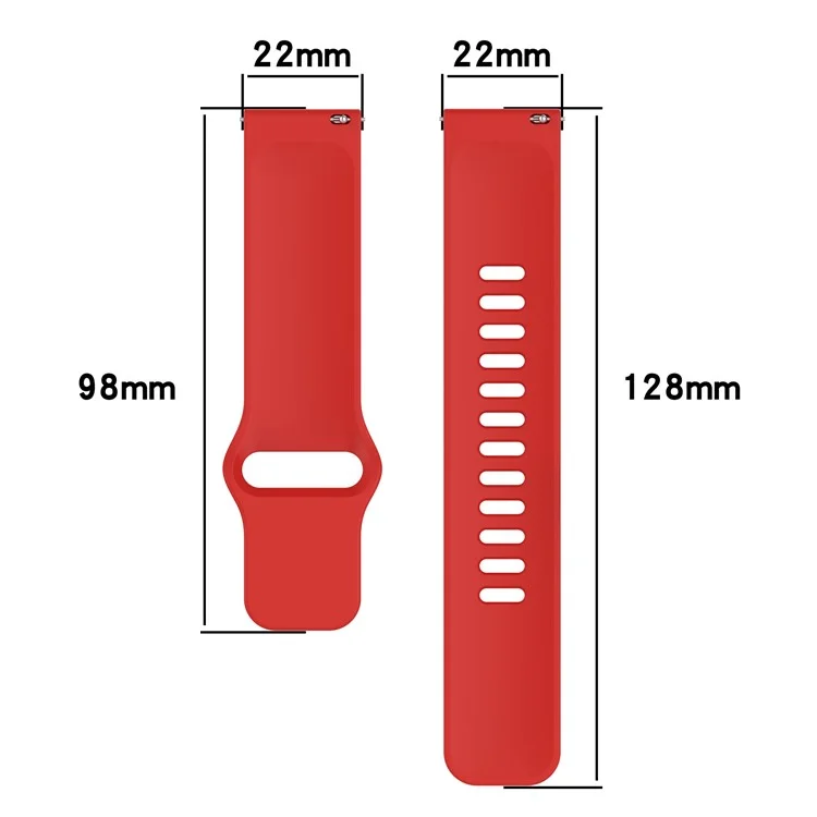 Correa de Silicona Para Xiaomi Redmi Watch 5 Banda de Reloj Activa Reemplazo de Banda de Reloj Ajustable - Negro