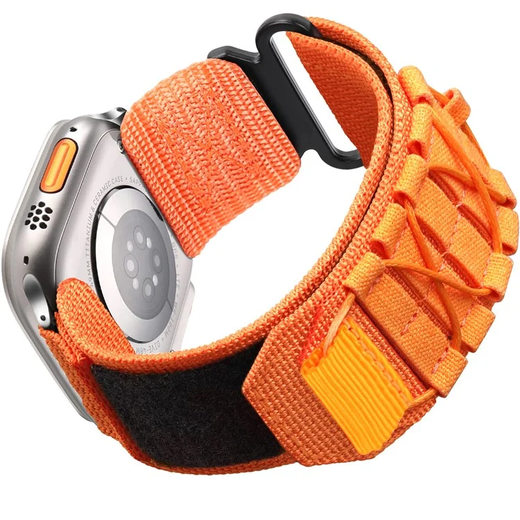 Нейлоновый петлевой ремешок для Apple Watch 10 42 мм / 9 8 7 41 мм / SE (2023) (2022) / SE 6 5 4 40 мм / 3 2 1 38 мм - Оранжевый