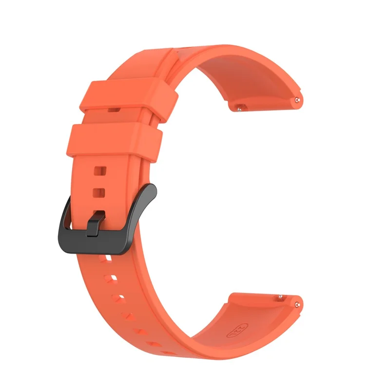 For Huawei Watch GT 2 Pro Soft Silicone Watch Band 22mm Replacement Strap - Orange