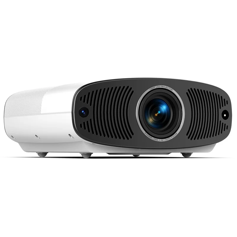 Q7 Android 9 Projector Auto Focus Full HD 1080P LCD Video Projector Home Theater - UK Plug