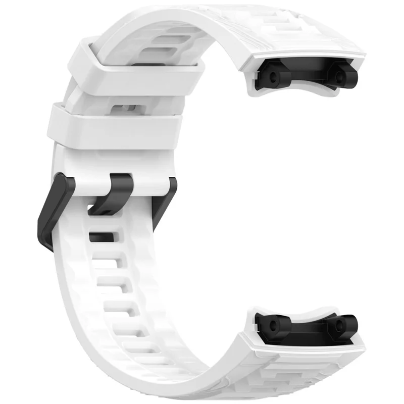 For Huami Amazfit T-Rex 3 Silicone Watch Band Breathable Soft Strap - White