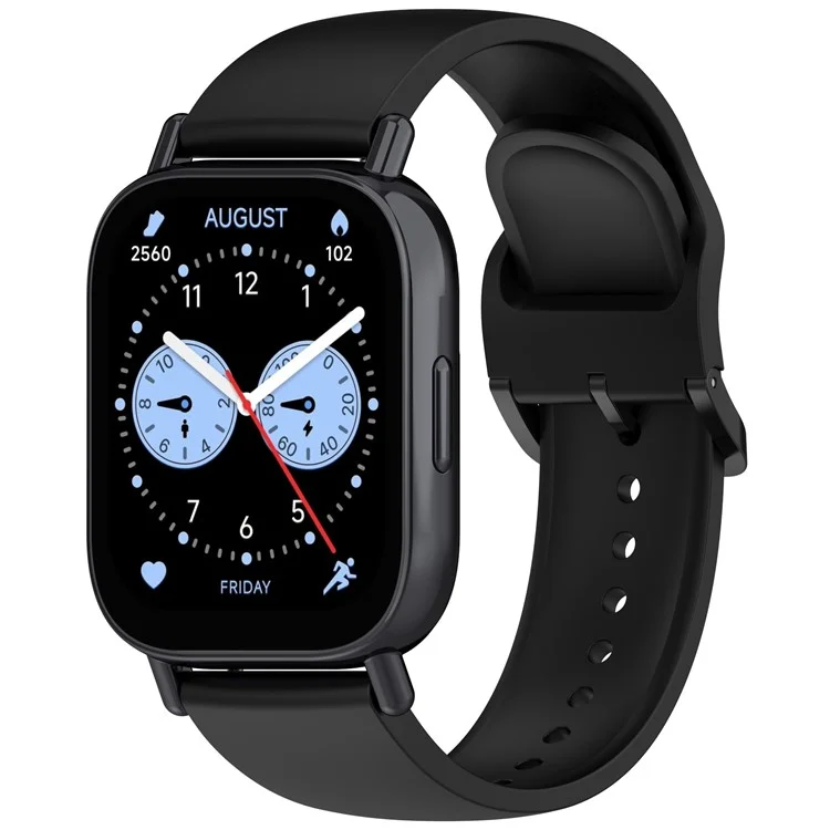 For Xiaomi Redmi Watch 5 Lite Band Waterproof Sweatproof Soft Silicone Sport Strap - Black