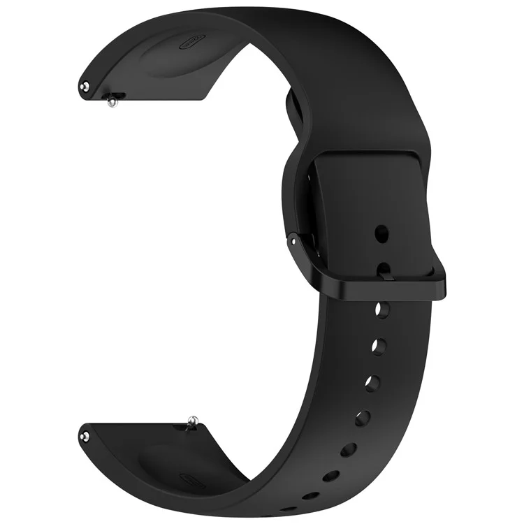 For Xiaomi Redmi Watch 5 Lite Band Waterproof Sweatproof Soft Silicone Sport Strap - Black