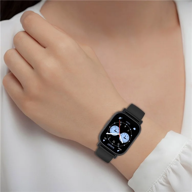 For Xiaomi Redmi Watch 5 Lite Band Waterproof Sweatproof Soft Silicone Sport Strap - Black