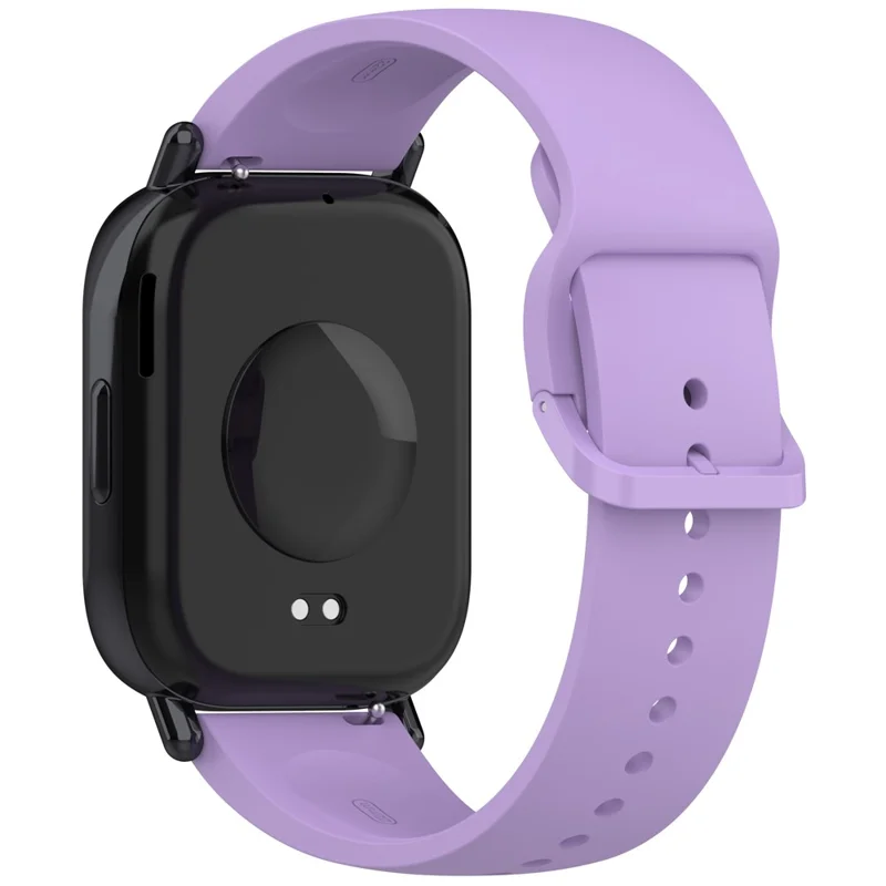 For Xiaomi Redmi Watch 5 Lite Band Waterproof Sweatproof Soft Silicone Sport Strap - Purple