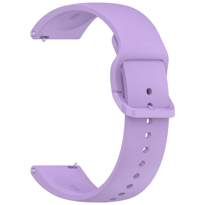 For Xiaomi Redmi Watch 5 Lite Band Waterproof Sweatproof Soft Silicone Sport Strap - Purple