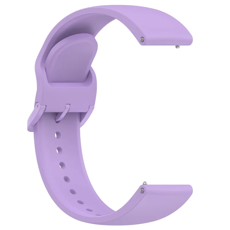 For Xiaomi Redmi Watch 5 Lite Band Waterproof Sweatproof Soft Silicone Sport Strap - Purple