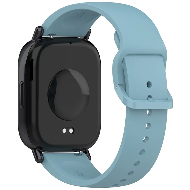 For Xiaomi Redmi Watch 5 Lite Band Waterproof Sweatproof Soft Silicone Sport Strap - Baby Blue
