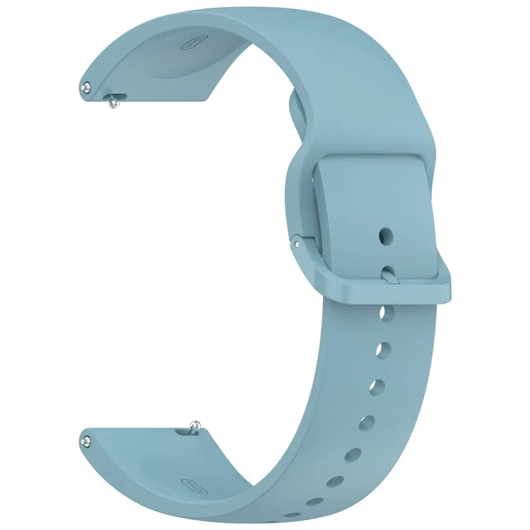 For Xiaomi Redmi Watch 5 Lite Band Waterproof Sweatproof Soft Silicone Sport Strap - Baby Blue