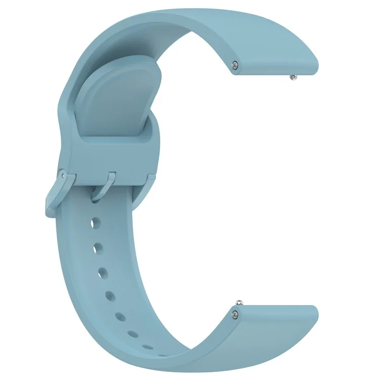 For Xiaomi Redmi Watch 5 Lite Band Waterproof Sweatproof Soft Silicone Sport Strap - Baby Blue
