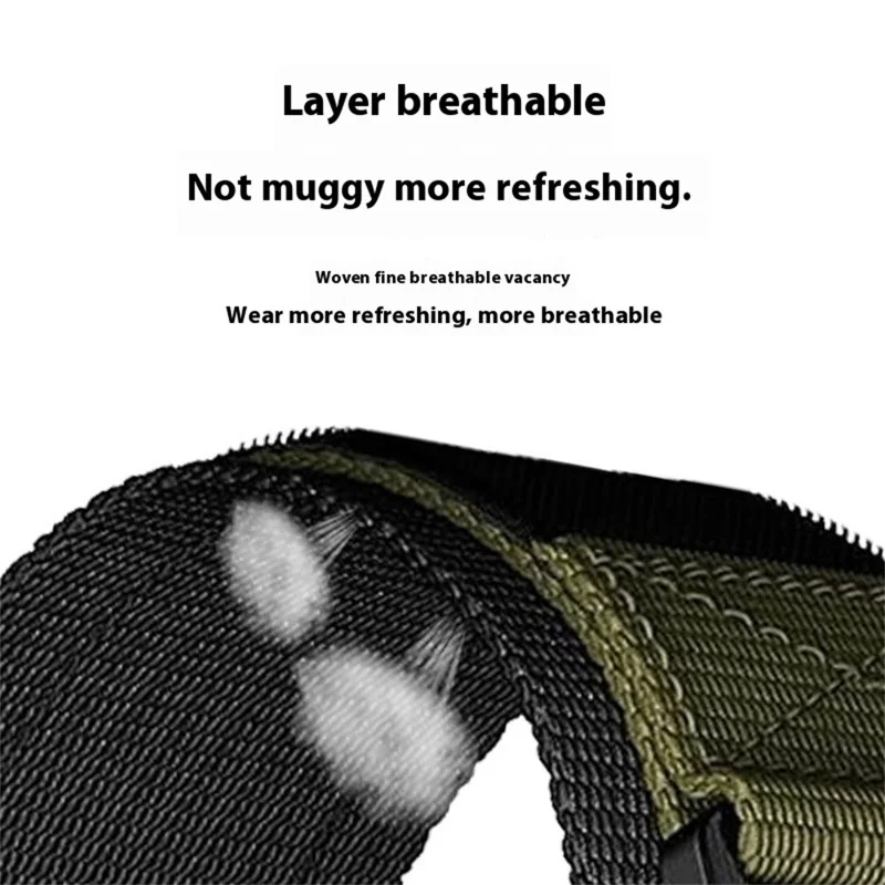 Bracelet à dégagement rapide en nylon avec bande auto-agrippante de 26 mm pour Garmin Fenix 8 51 mm / Fenix 7X / 6X - Vert armée
