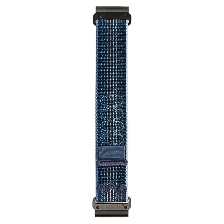 26mm Quick Release Nylon Watch Band for Garmin Fenix 8 51mm  /  Fenix 7X  /  6X - Midnight Blue