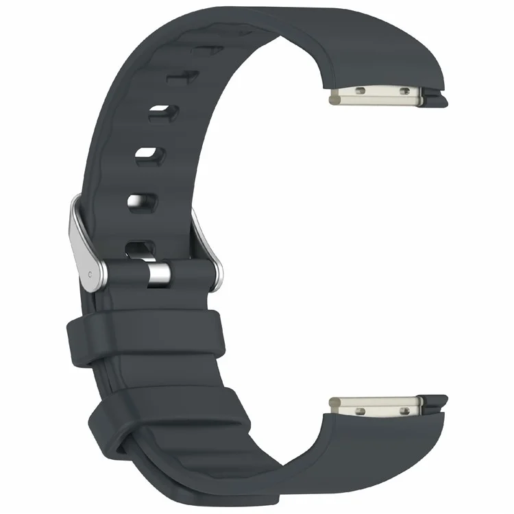 Correa de repuesto de moda EmeTerm, de silicona suave - Gris oscuro