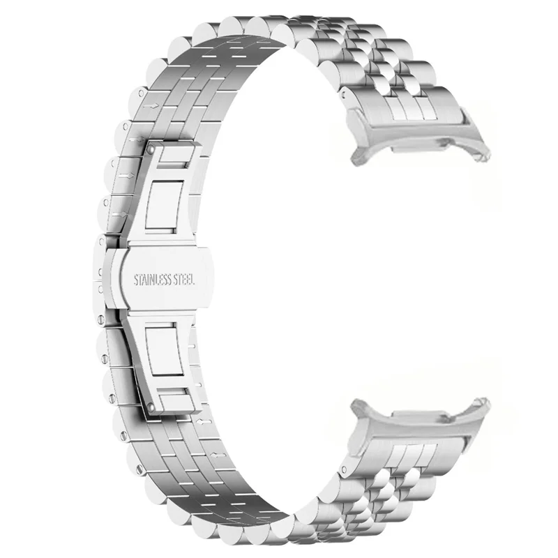 For Samsung Galaxy Watch Ultra 47mm Watch Band Stainless Steel Strap with Band Removal Tool - Silver