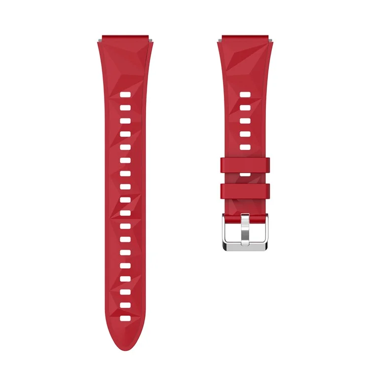 Pour Huawei Watch GT 5 Pro 42mm / GT 5 41mm Bracelet en silicone 18mm Remplacement de bracelet de montre - Rouge