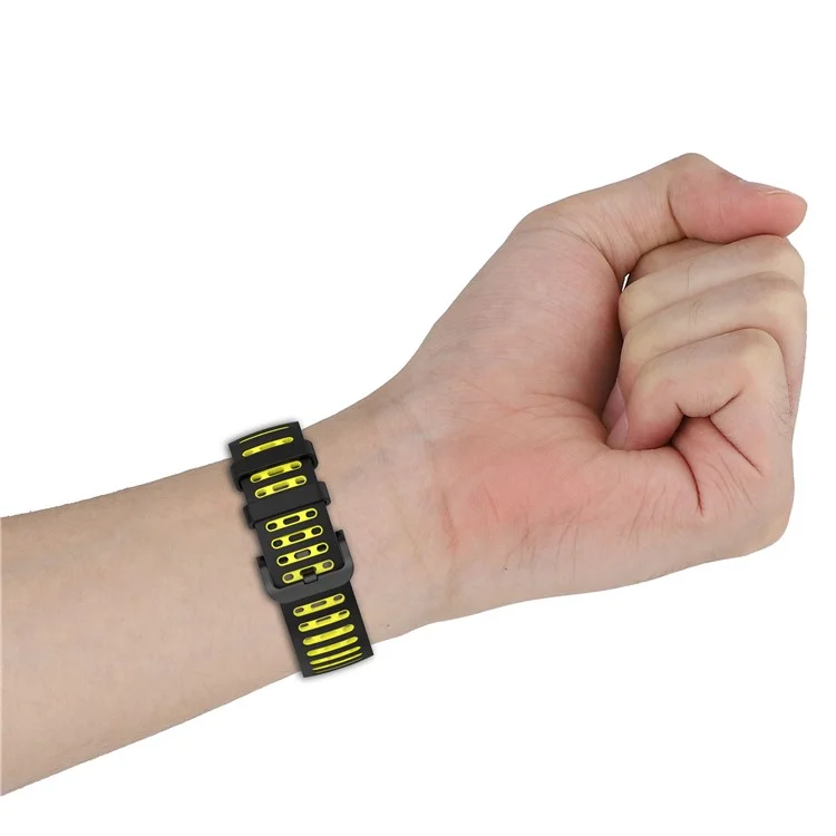 For Xiaomi Watch S4 / Keep Watch Pilot 1 Watchband 22mm Dual Color Silicone Strap - Black / Lime

Для ремешка Xiaomi Watch S4 / Keep Watch Pilot 1 22 мм с двухцветным силиконовым ремешком - черный / лайм