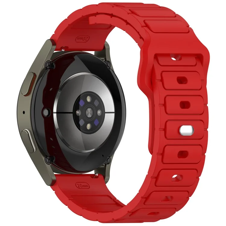 Silicone Strap for Samsung Galaxy Watch3 45mm / Galaxy Watch 46mm / Gear S3 Classic Universal 22mm Watch Band - Red