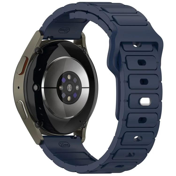 Silicone Strap for Samsung Galaxy Watch3 45mm / Galaxy Watch 46mm / Gear S3 Classic Universal 22mm Watch Band - Midnight Blue