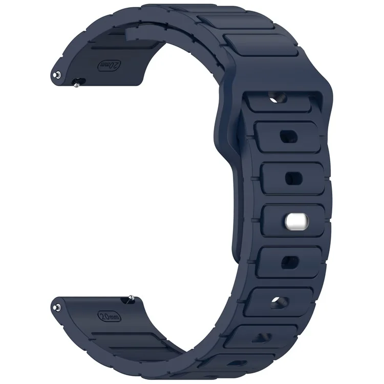Silicone Strap for Samsung Galaxy Watch3 45mm / Galaxy Watch 46mm / Gear S3 Classic Universal 22mm Watch Band - Midnight Blue